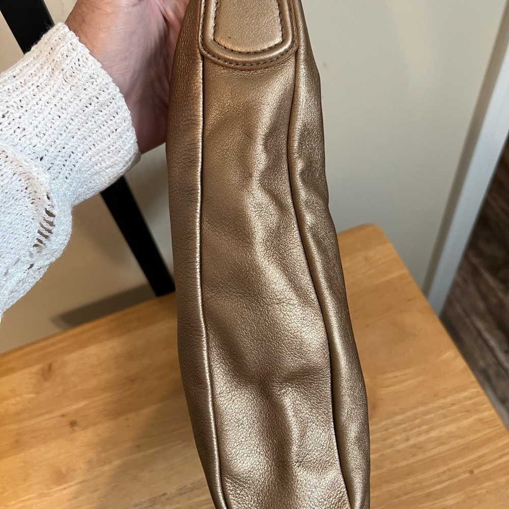 Bulgari Vintage Metallic Bronze Shoulder Bag - Picture 3 of 10